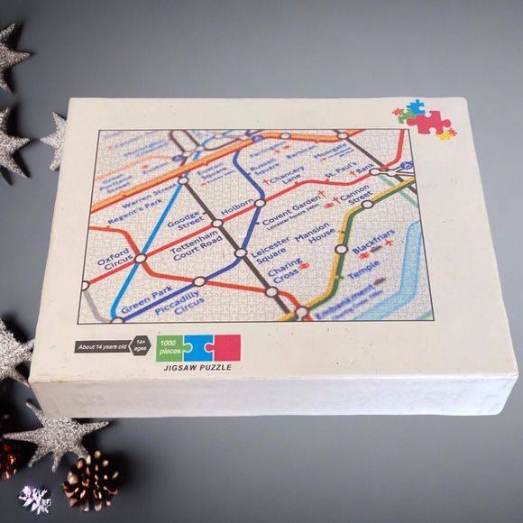 London UK Underground Partial Map Jigsaw Puzzle - 1000 Piece Age 14+ - Picture 4 of 5